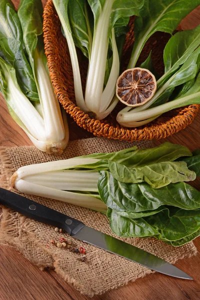 Bunches of fresh chard — Stock Photo, Image