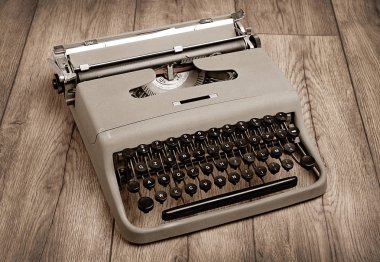 Daktilo ahşap masa retro