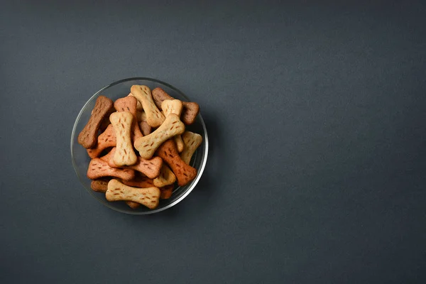 Dog biscuits in the shape of bones — Stock Photo, Image