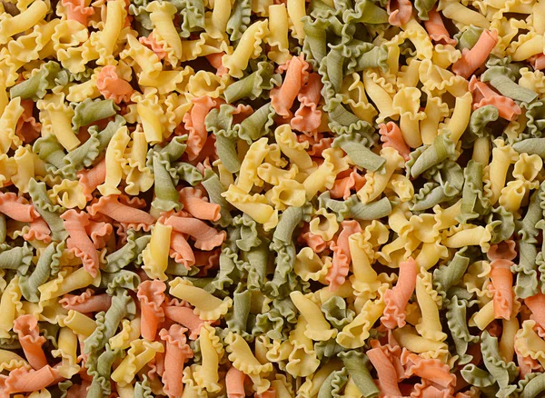 Pasta italiana colorata — Foto Stock