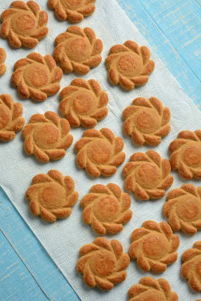 Galletas de shortbread para el desayuno - primer plano —  Fotos de Stock