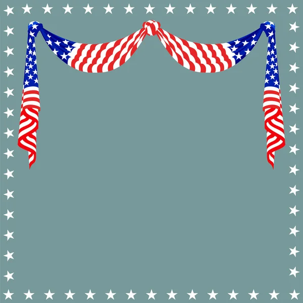 Amerikai zászló háttér — Stock Vector