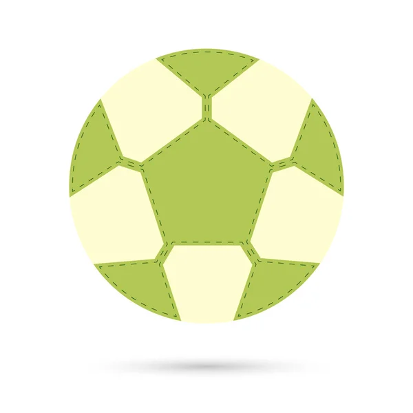 Fútbol balón icono de fútbol . — Archivo Imágenes Vectoriales