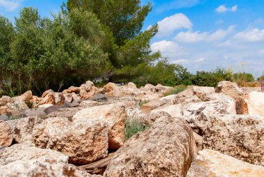 Arkeolojik kalıntıları Beit Guvrin, İsrail.