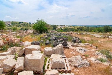 Arkeolojik kalıntıları Beit Guvrin, İsrail.
