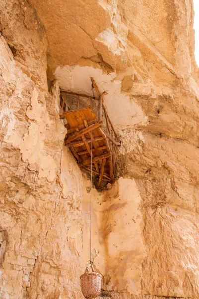 Monastero di San Giorgio ortodosso si trova a Wadi Qelt . — Foto Stock