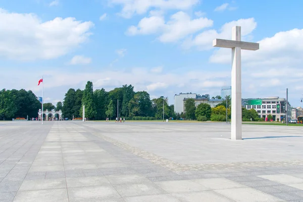 Plaza Pilsudski, Varsovia, Polonia — Foto de Stock