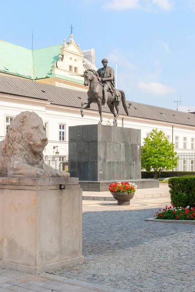 Joseph Poniatowski monument. Poland. Warsaw — Stock Photo, Image