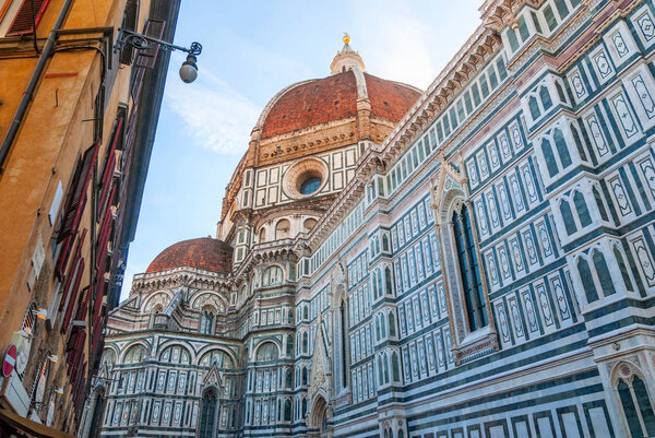 Beautiful renaissance cathedral Santa Maria del Fiore in Florence.