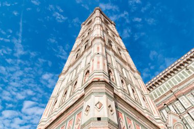 Giottos Campanile tarihi Florencetuscany, İtalya.