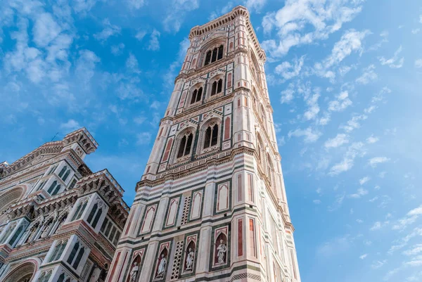 Giotto 's Campanile historical Old Town of FlorenceTuscany, Itália . — Fotografia de Stock