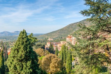 Villa d 'Este, Tivoli' de 16. yüzyıldan kalma bir villa.