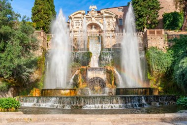 Fontane del Nettuno e dell' Organo, Tivoli'deki Villa D'este'de