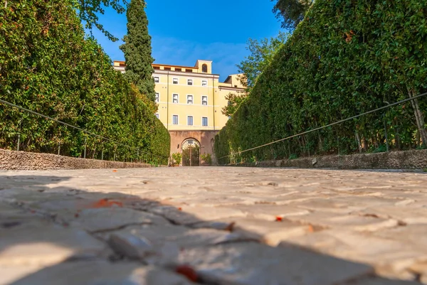 Villa d'Este is a 16th-century villa in Tivoli, famous for its t — 스톡 사진