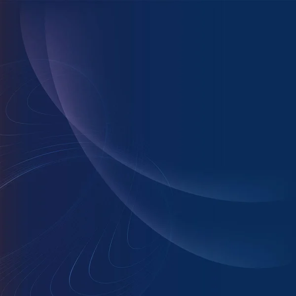 Fundal albastru închis abstract cu elemente strălucitoare — Vector de stoc