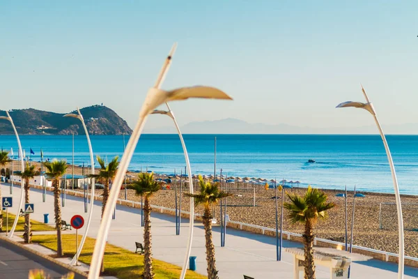 Martil beach, Fas yürüyüş sokak