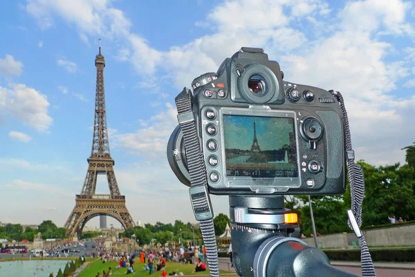 Vista original de la Torre Eiffel —  Fotos de Stock