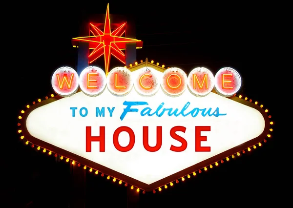 Welcome to my fabulous house — Stock Photo, Image