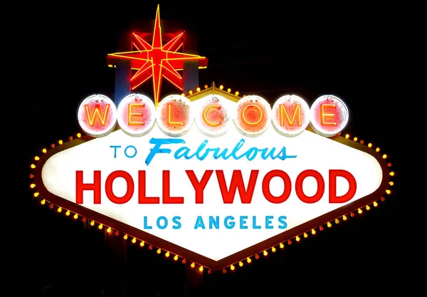 Hollywood işaretine Hoşgeldiniz — Stok fotoğraf
