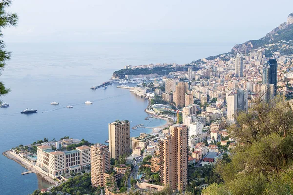 Vista da cidade de Mônaco (França ) — Fotografia de Stock