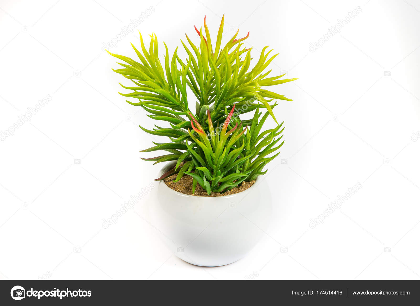 Petit Bouquet De Fleurs Artificielles Dans Un Vase Décoratif