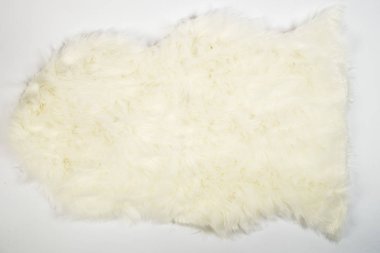 yapay kürk küçük beyaz halı