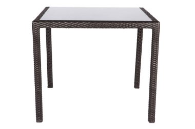 dört ayak üzerinde dokuma yemek masası