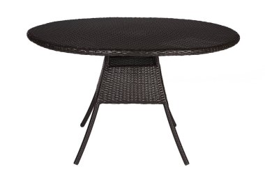 dört ayak üzerinde yuvarlak yemek masası