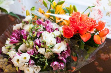  için bir düğün buket çiçek