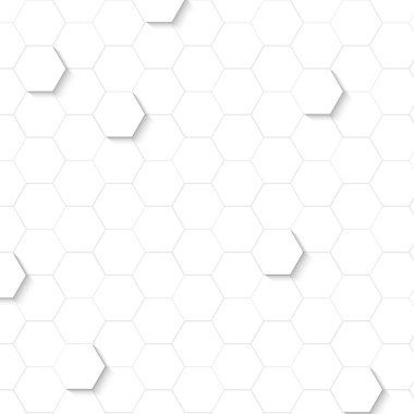 Beyaz arka plan üzerinde geometrik soyut