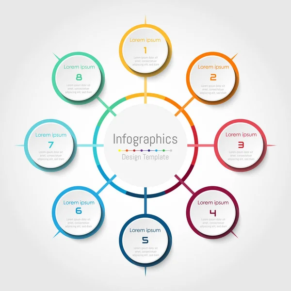 Infografische Gestaltungselemente für Ihre Geschäftsvektorillustration. — Stockvektor