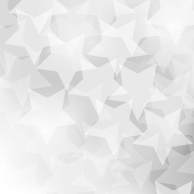 Gri arka plan ile yıldız