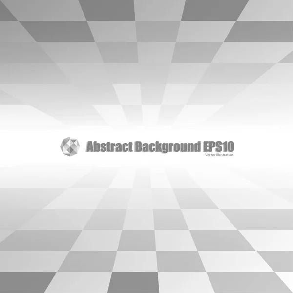 Gray abstract perspective background — Stock Vector