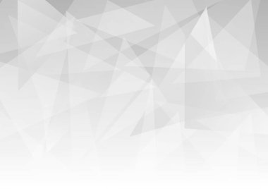 Soyut üçgenler gri arka plan üzerinde ışık ile