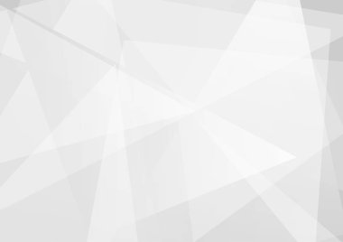 Soyut üçgenler gri arka plan üzerinde ışık ile