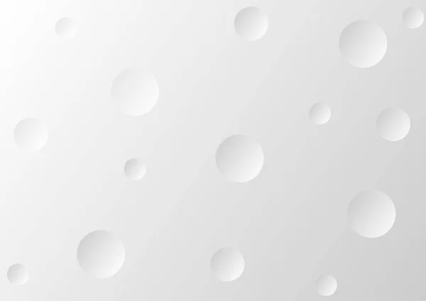 Abstrait fond gris avec le style de papier cercle — Image vectorielle