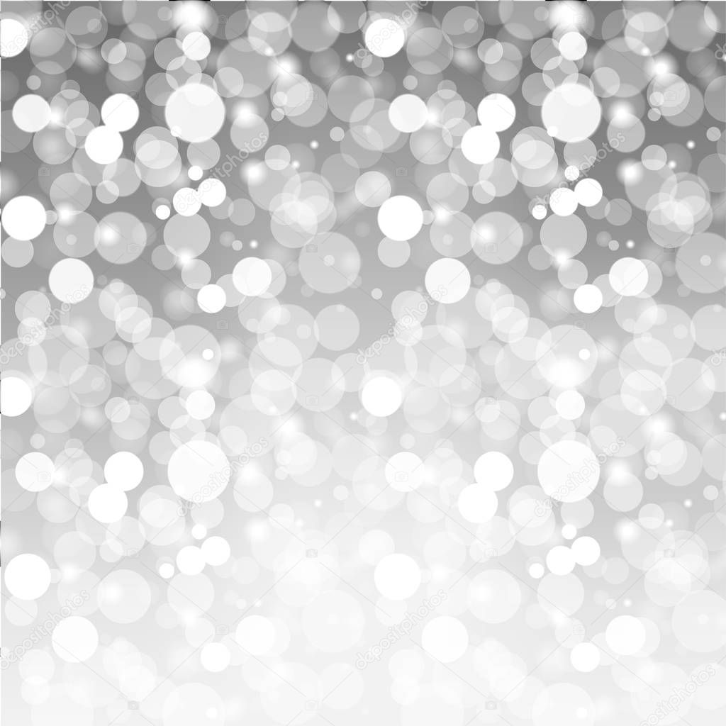 Abstract gray background with a light blur. Vector