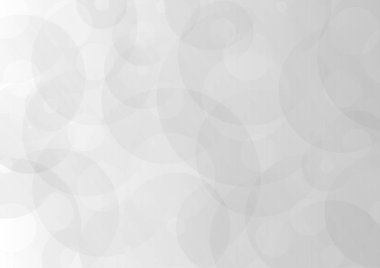 Soyut gri şeffaf daireler arka plan üzerinde üst üste