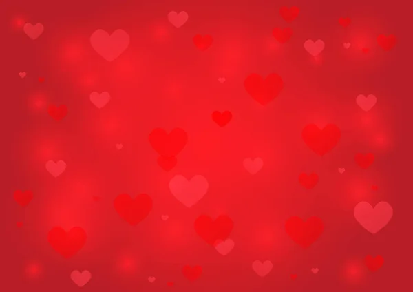 Fondo Del Día San Valentín Con Corazones — Archivo Imágenes Vectoriales