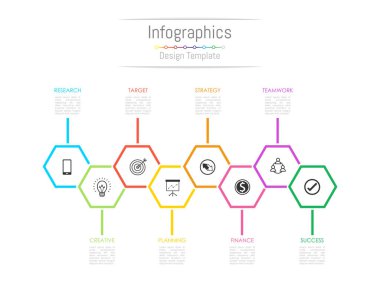 Infographic tasarım öğeleri iş verilerinizi 8 seçenekleri, parçalar, adımları, zaman çizelgeleri veya işlemler ile için. Vektör çizim.