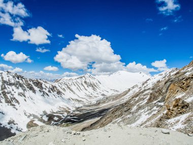 Doğa manzara otoyol Road Leh Ladakh, Hindistan