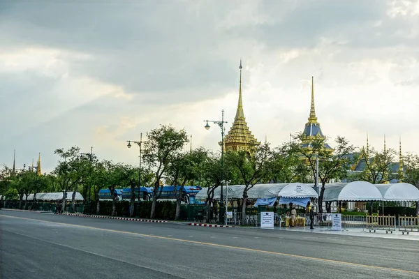 Bangkok, Tayland: 29 Kasım 2017 için Hm Kral Bhumibol Adulyadej Sanum Luang, Kraliyet krematoryum 
