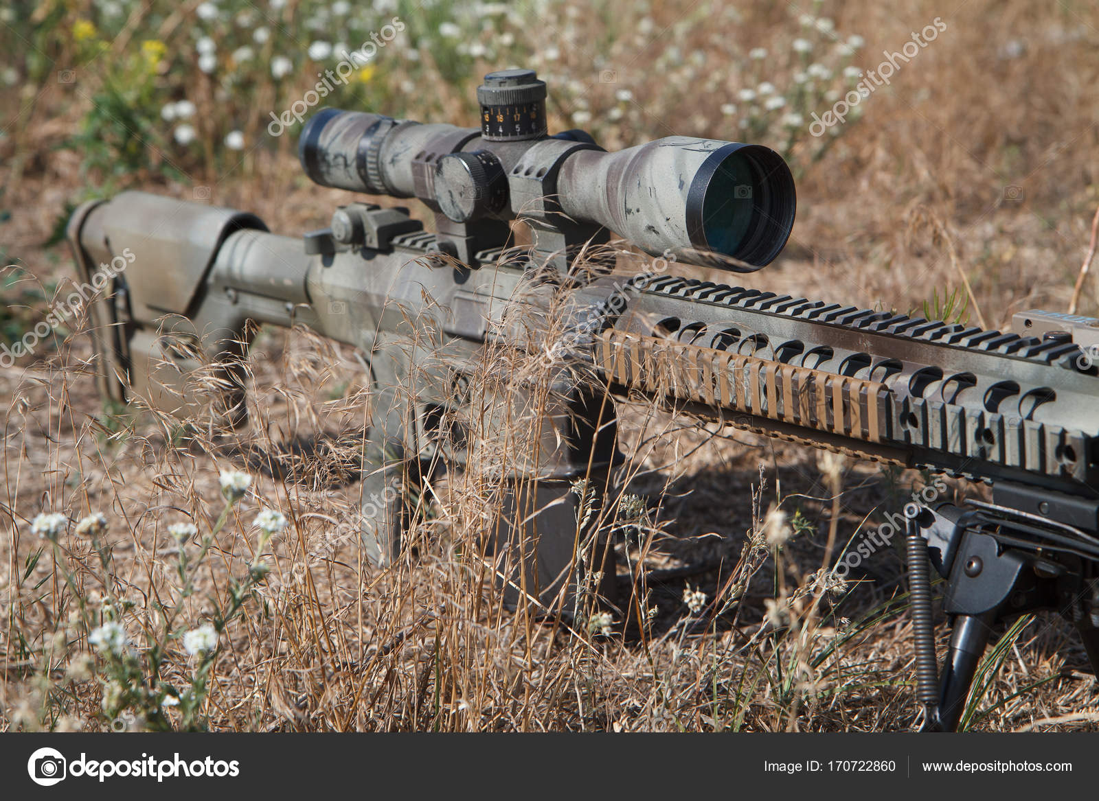 Airsoft strikeball sniper rifle Stock Photo by ©danissimo_photo 170722860