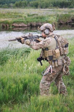 US Army strikeball airsoft warrior clipart
