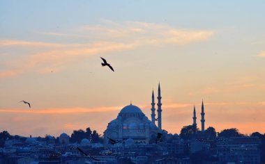 Gün batımı duvar kağıdı Islam Camii