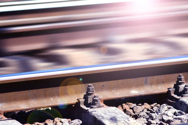 Vasút és a sebesség háttér — Stock Fotó