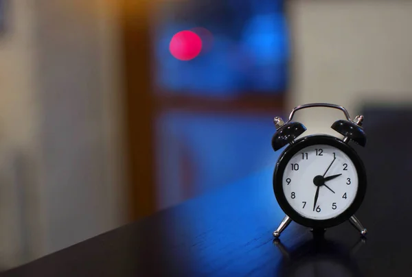 Alarm Clock Hotel Receptionl Time Concept — Stock Photo, Image