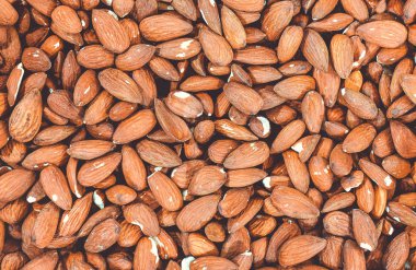 Badem arkaplan dokusu üst görünümü