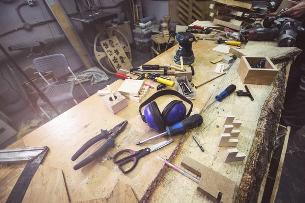 Mess Carpentry Workshop — Stock Photo, Image