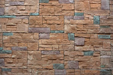 Brickwork background  of the decorative stones 